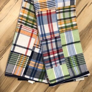 Pottery Barn Madras Blackout Curtain Set